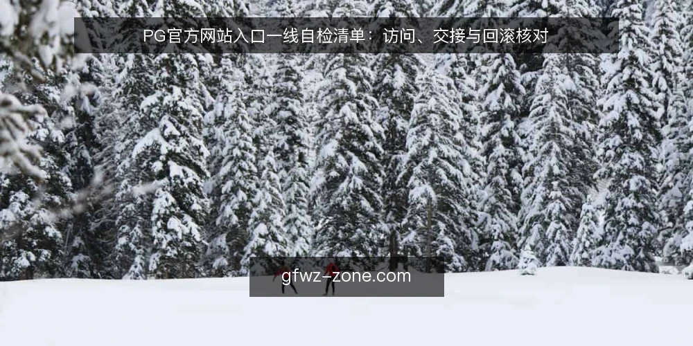 PG官方网站入口一线自检清单：访问、交接与回滚核对 — 先看哪些信号值得盯 配图